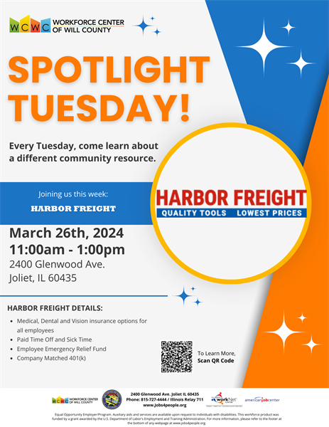Spotlight Tuesday - Harbor Freight