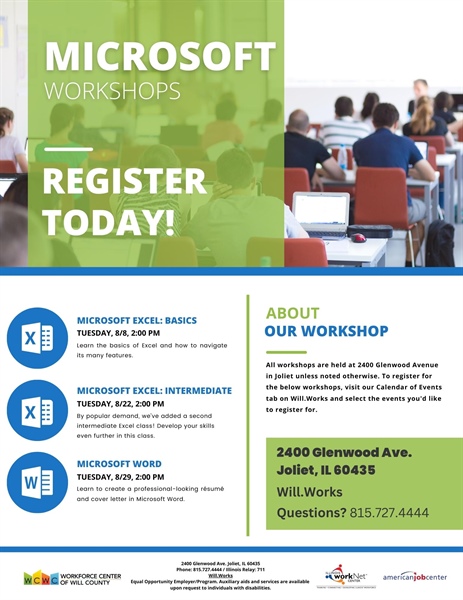 Microsoft Excel: Intermediate Workshop