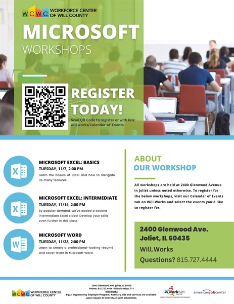 Microsoft Excel: Intermediate Workshop