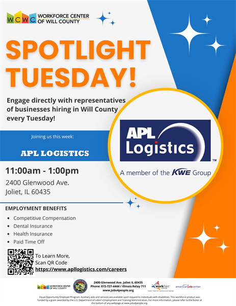 Spotlight Tuesday - APL Logistics