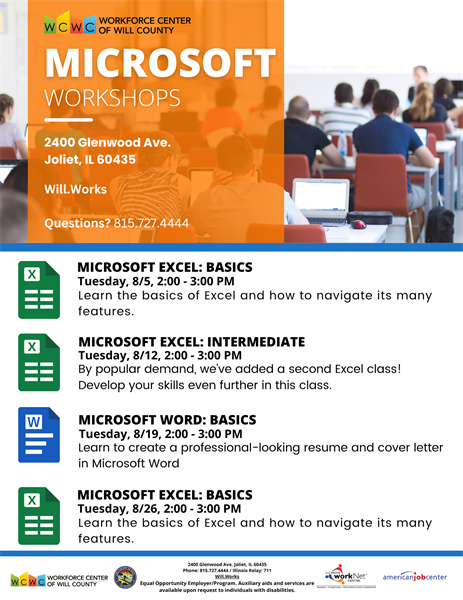 Microsoft Excel: Intermediate Workshop